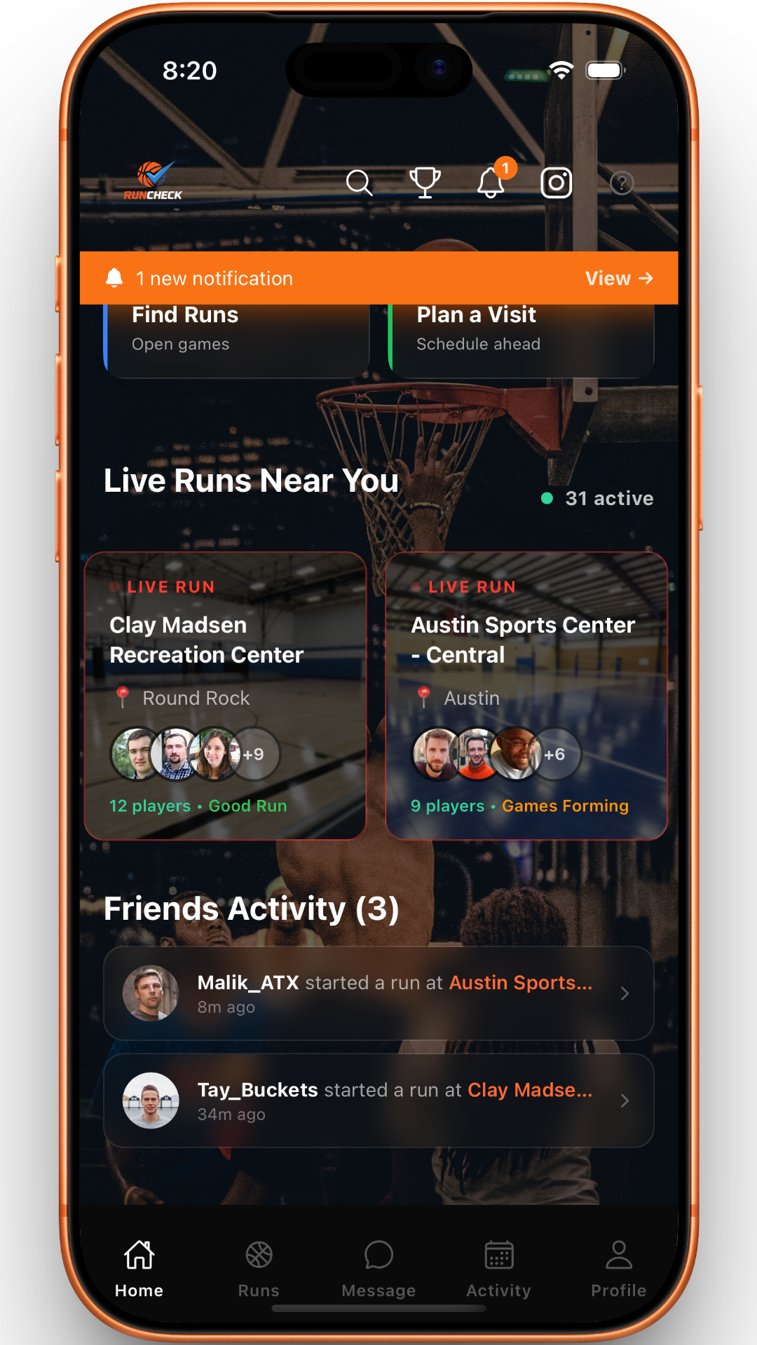 Live Runs